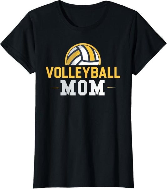 100% Cotton Volleyball Mom Gift Funny Sports Mom Mothers Day T-Shirt Hoodie, Sweatshirt | WearSparks.com