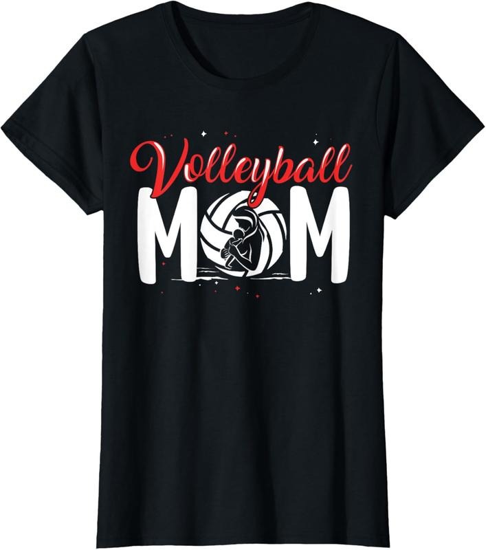 100% Cotton Volleyball Player Mom Love Volleyball Mom T-Shirt Hoodie, Sweatshirt | WearSparks.com
