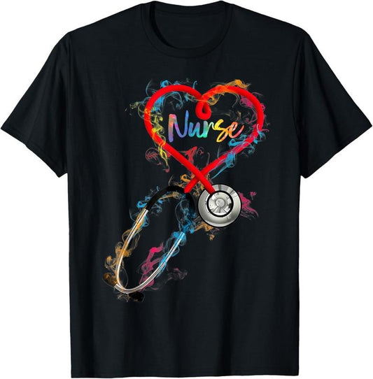 100% Cotton Watercol Nurse Life Nursing Nurse Week 2024 T-Shirt Hoodie, Sweatshirt | WearSparks.com