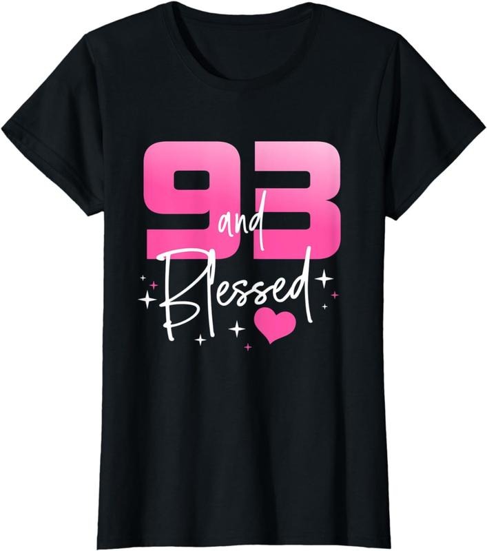 [100% Cotton]Womens 93 and Blessed Chapter 93 Year Old Gifts 93rd Birthday Gifts T-Shirt Hoodie, Sweatshirt | WearSparks.com