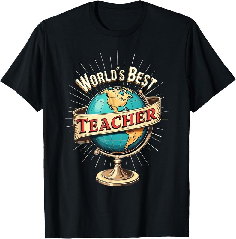 100% Cotton World's Best Teacher - Inspiring Educator Design T-Shirt Hoodie, Sweatshirt | WearSparks.com