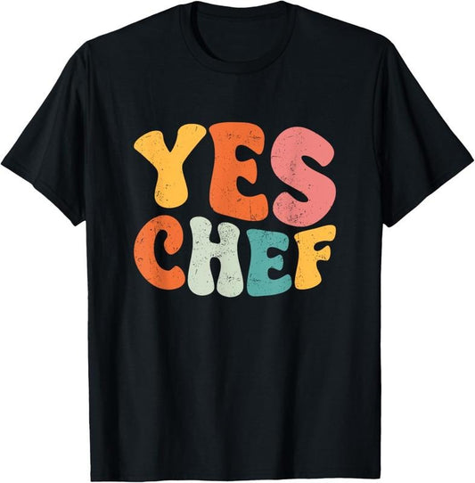 100% Cotton Yes Chef - Funny Saying Slang Restaurant Chef Cook Cooking T-Shirt Hoodie, Sweatshirt | WearSparks.com