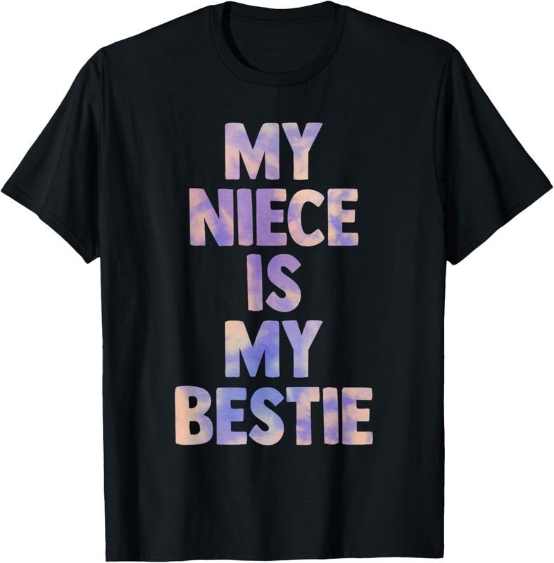 100% Cotton my niece is my bestie for aunt uncle matching set Tie Dye T-Shirt Hoodie, Sweatshirt | WearSparks.com