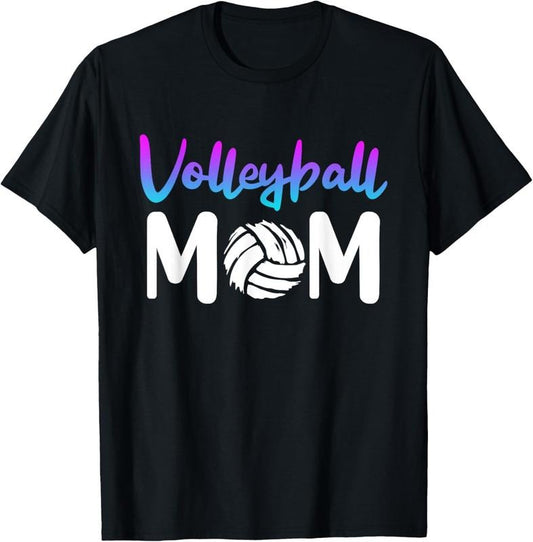 100% Cotton volleyball mom volleyball player mother women Damen T-Shirt Hoodie, Sweatshirt | WearSparks.com