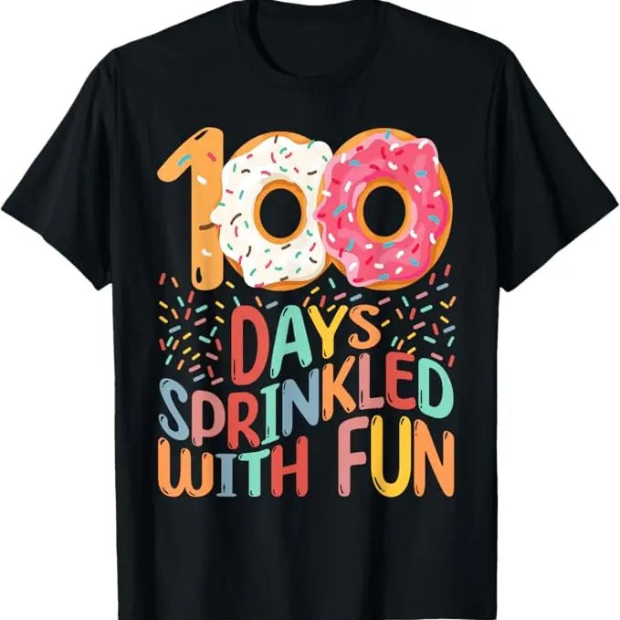 100 Day of School Shirt, 100 Days of School Kindergarten 100th Day of School Funny T-Shirt