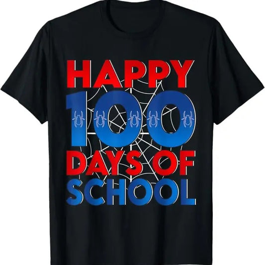 100 Day of School Shirt, Happy 100 Days of School Funny T-Shirt - Casual Basic Smooth Hoodie, Sweatshirt | WearSparks.com