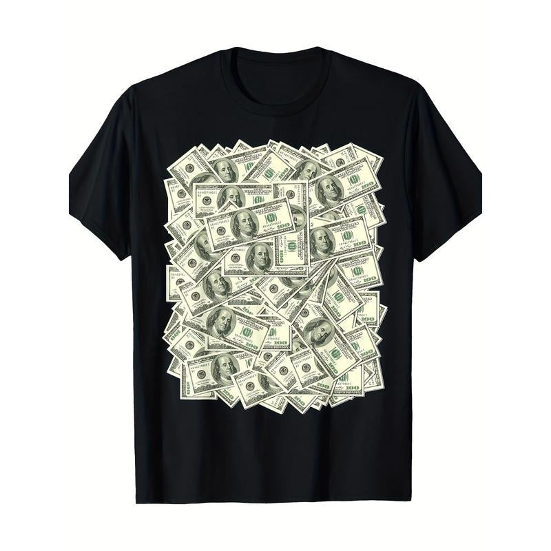 100 Dollar Bills, Funny Money. 7.76 oz, 100% Cotton T-shirt. made in usa Hoodie, Sweatshirt | WearSparks.com
