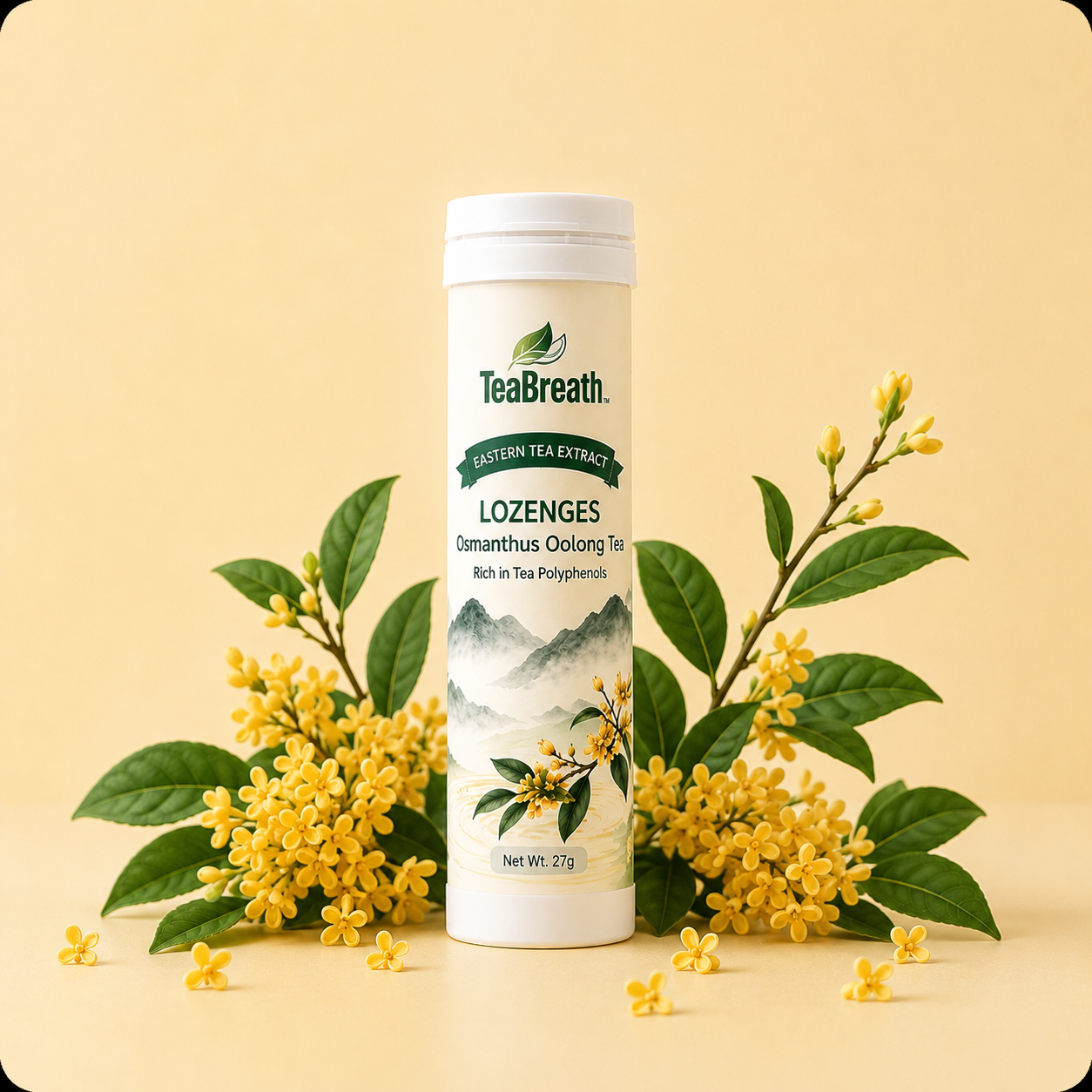 Eastern Tea Extract Lozenges - Osmanthus Oolong Tea Flavor