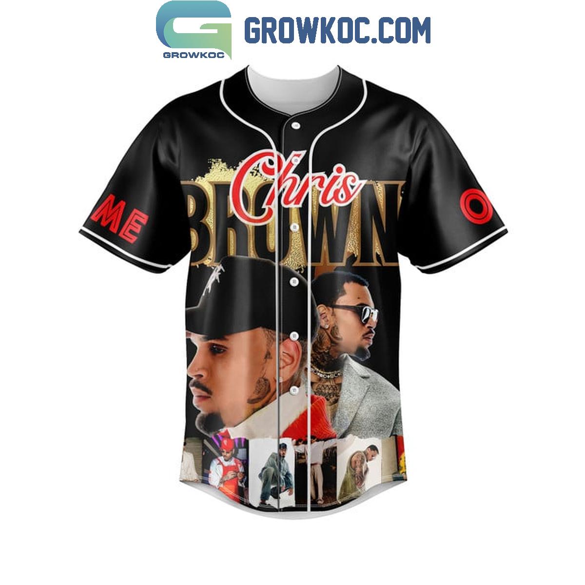 1111 Tour Best Of Chris Brown Personalized Baseball Jersey