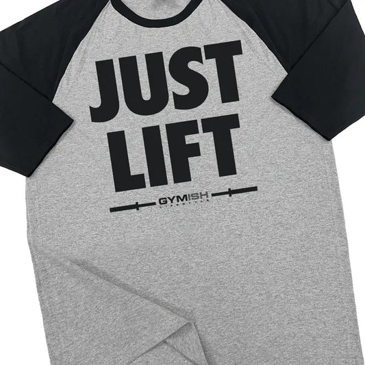 114. RAGLAN Just Lift Funny Workout Gym T-Shirt for Men Hoodie, Sweatshirt | WearSparks.com