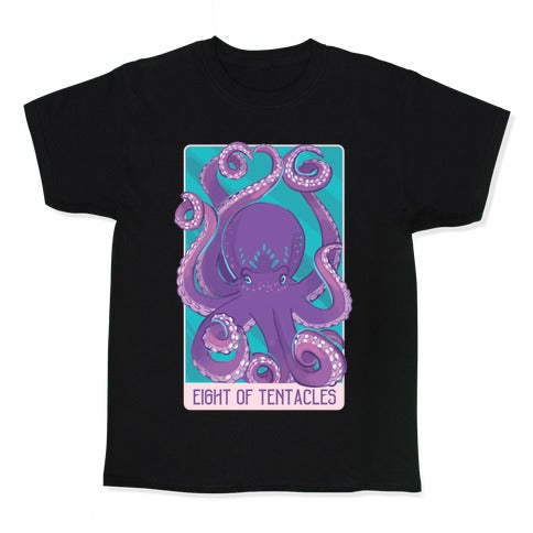 Eight of Tentacles  Kid's Tee