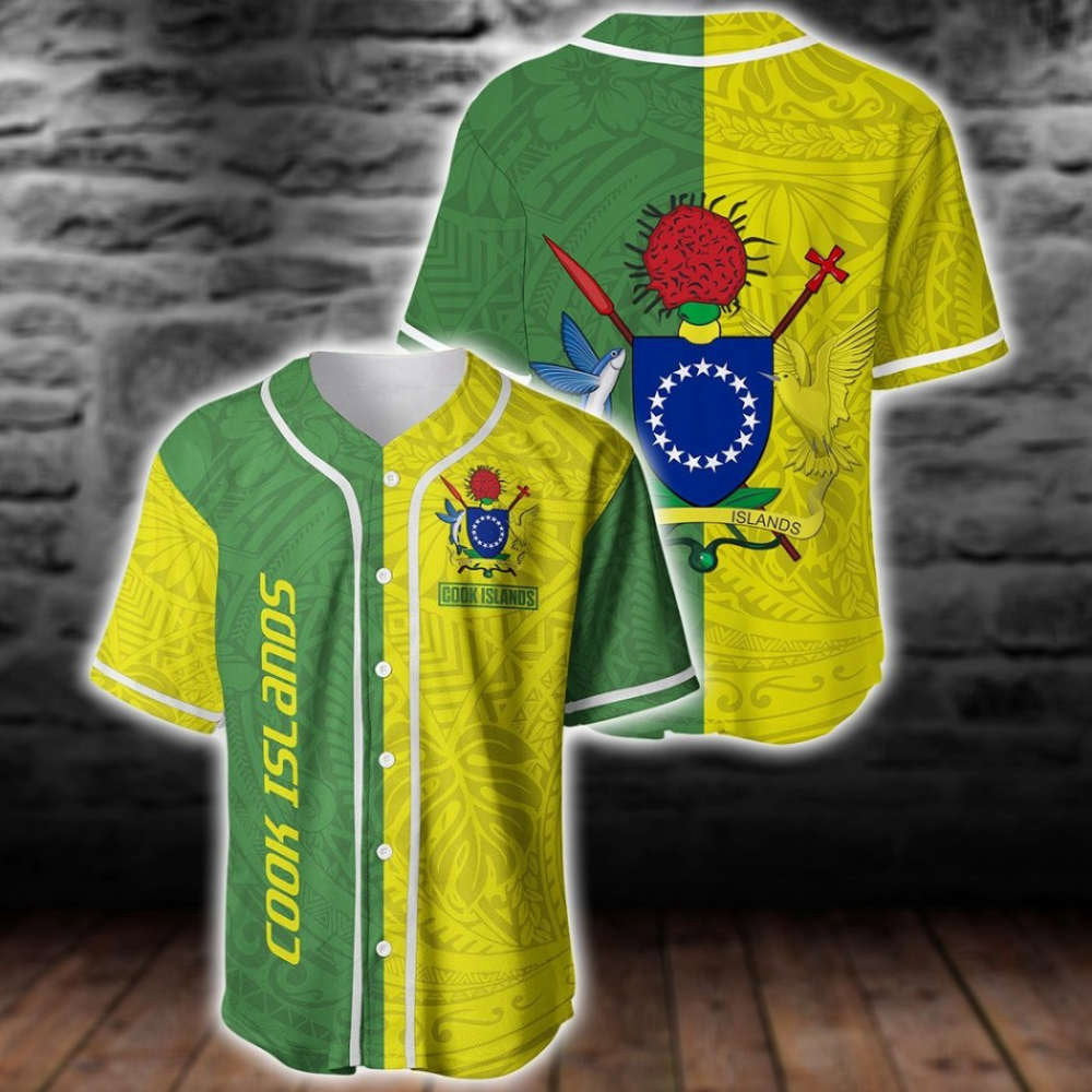 Authentic Cook Islands Polynesian Baseball Jersey – Embrace Polynesian Culture with Style
