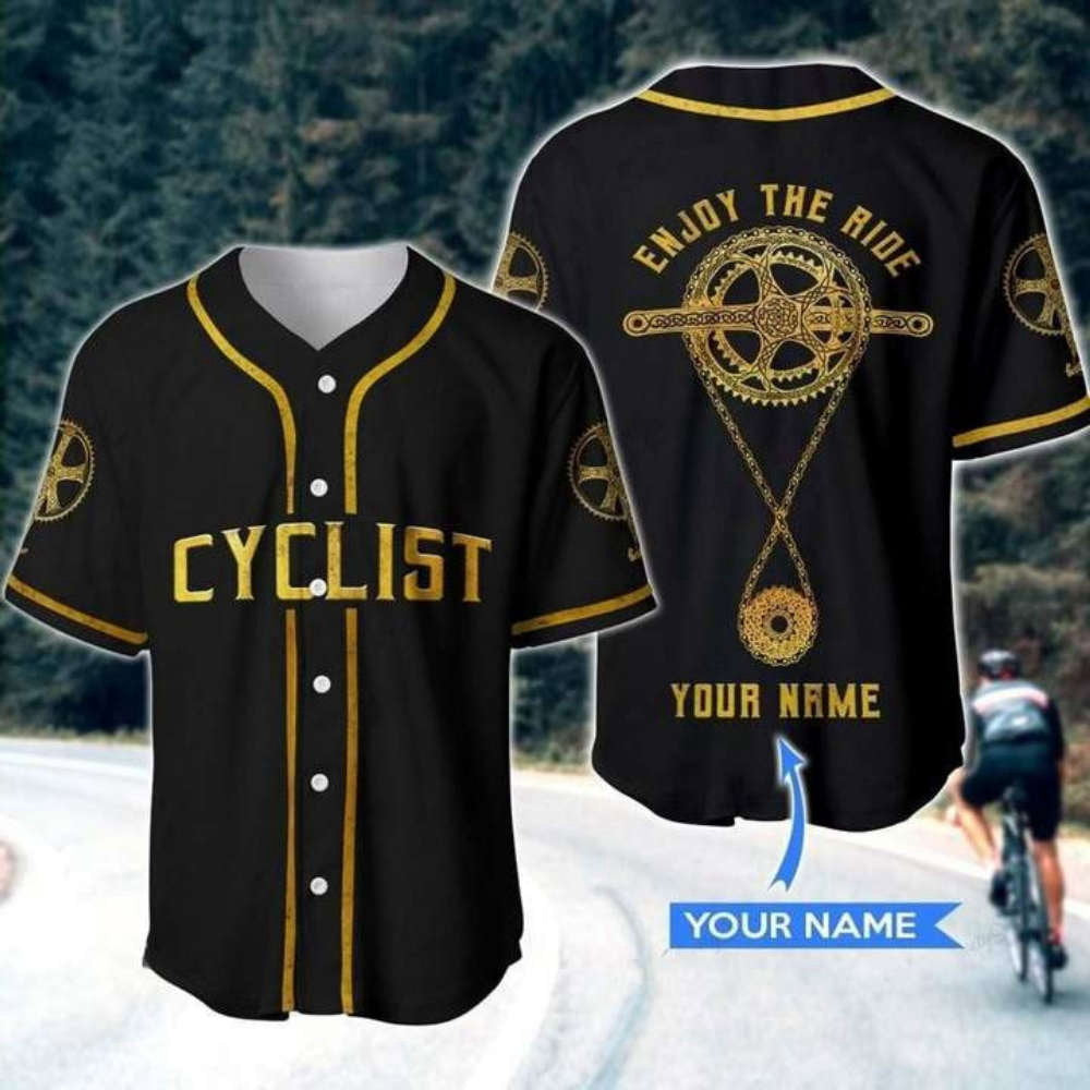 Ride in Style with Personalized Cyclist Baseball Jersey