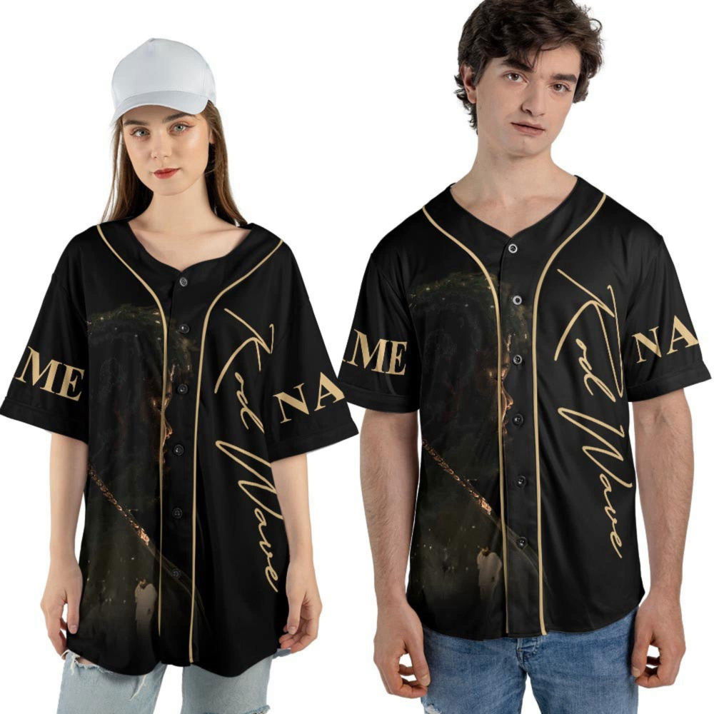 Customized Rod Wave Nostalgia Tour Baseball Jersey: Rod Wave & Friends Shirt Beautiful Mind Tour (Image 4)