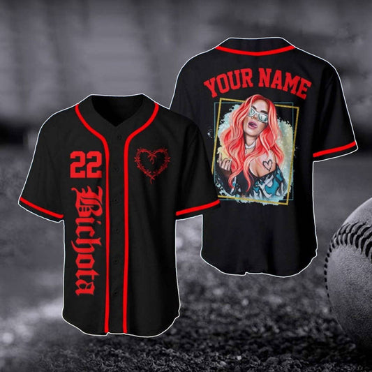 Custom Karol G Baseball Jersey: La Bichota Tee Music Shirt Gift for Fan