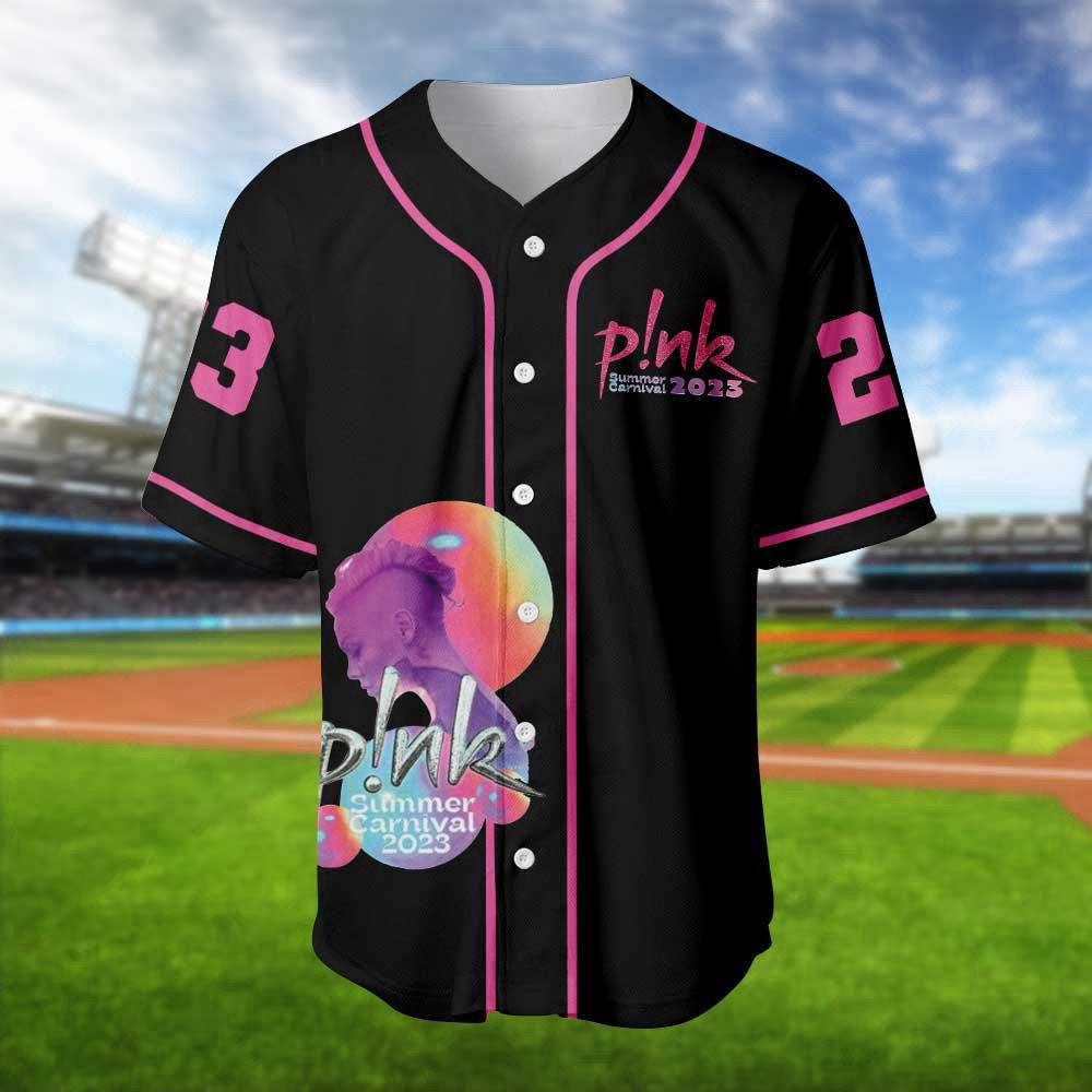 Pink Summer Carnival 2023 Tour Baseball Jersey: The Ultimate Gift for Pink Fans!