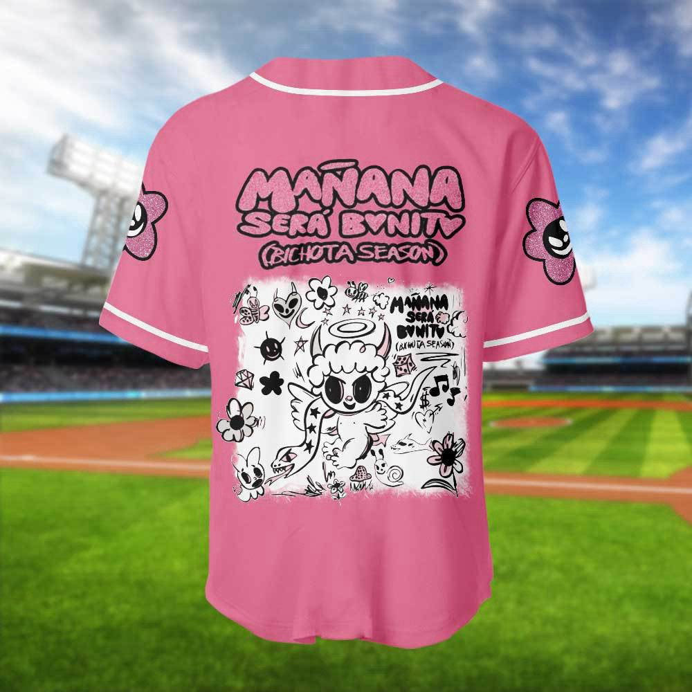 Karol G Bichota Baseball Jersey: Mana Sera Bonito Shirt Red Hair Music Baseball Shirt – Perfect Gift for Fans!