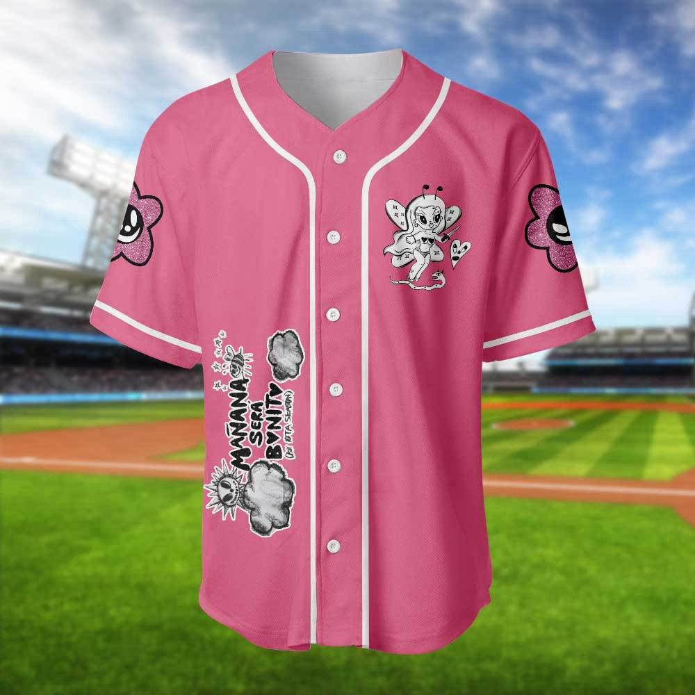 Karol G Bichota Baseball Jersey: Mana Sera Bonito Shirt Red Hair Music Baseball Shirt – Perfect Gift for Fans!