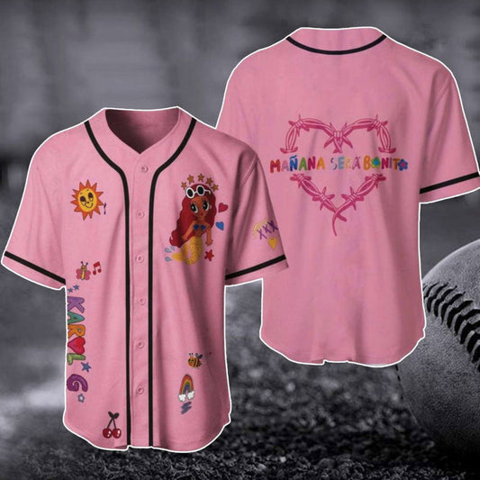 Karol G Baseball Jersey: Mana Sera Bonito La Bichota Shirt New Album Merch & Gifts