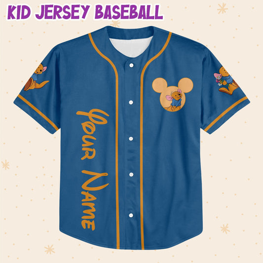 Personalized Winnie The Pooh Roo Baseball Jersey - Bafud T-Shirts, Hoodie, Sweatshirt | WearSparks.com (Image 1)