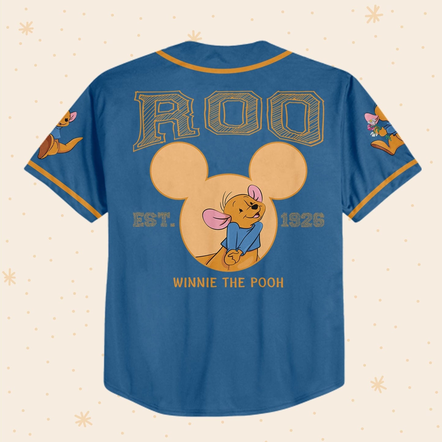 Personalized Winnie The Pooh Roo Baseball Jersey - Bafud T-Shirts, Hoodie, Sweatshirt | WearSparks.com (Image 2)