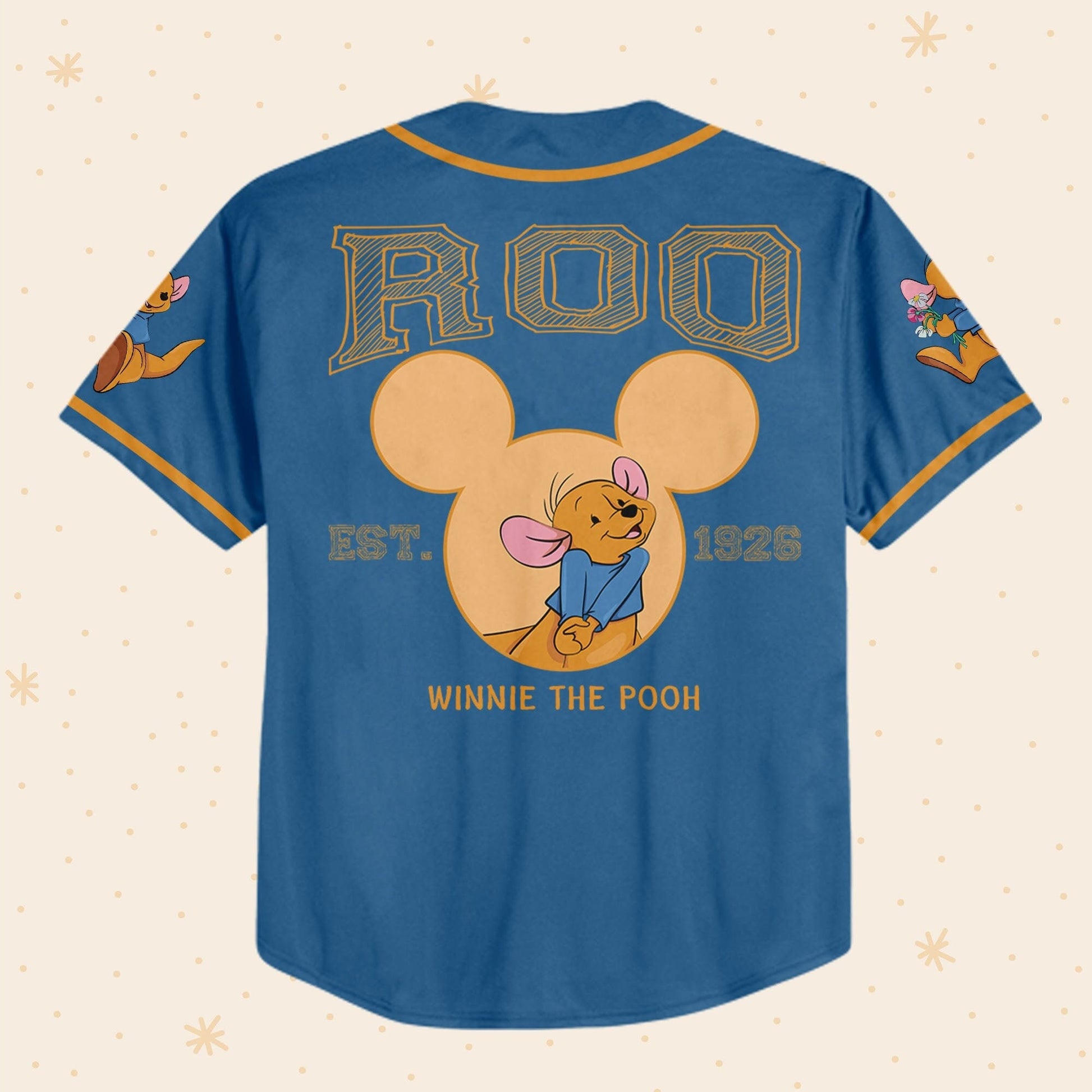 Personalized Winnie The Pooh Roo Baseball Jersey - Bafud T-Shirts, Hoodie, Sweatshirt | WearSparks.com (Image 2)