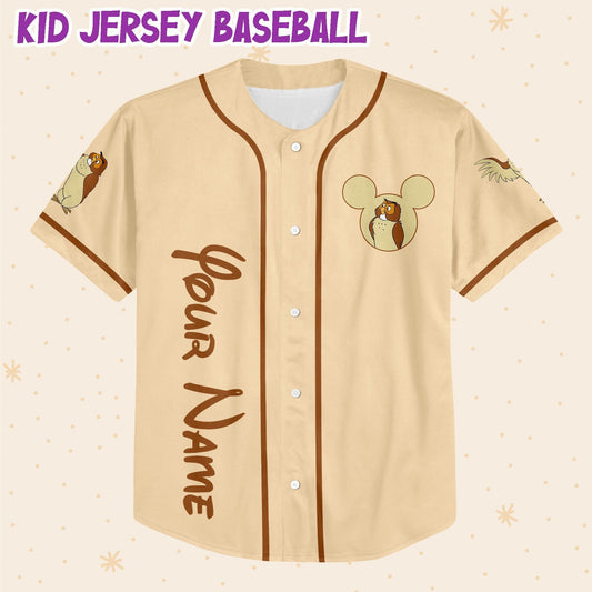 Personalized Winnie The Pooh Owl Baseball Jersey - Bafud T-Shirts, Hoodie, Sweatshirt | WearSparks.com (Image 1)