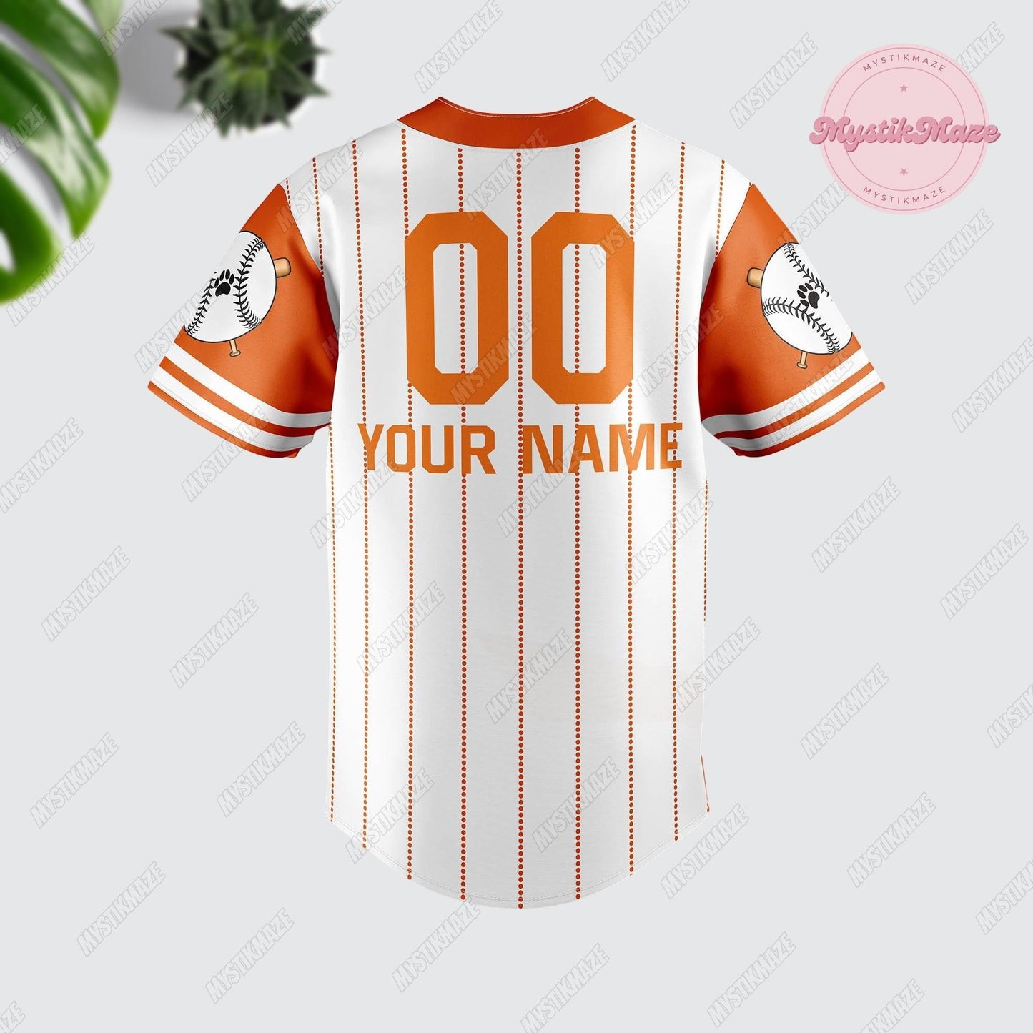 Personalized Tigger Jersey, Winnie The Pooh Jersey Shirt, Custom Tigger Baseball Jersey, Tigger Athletic... (Image 2)