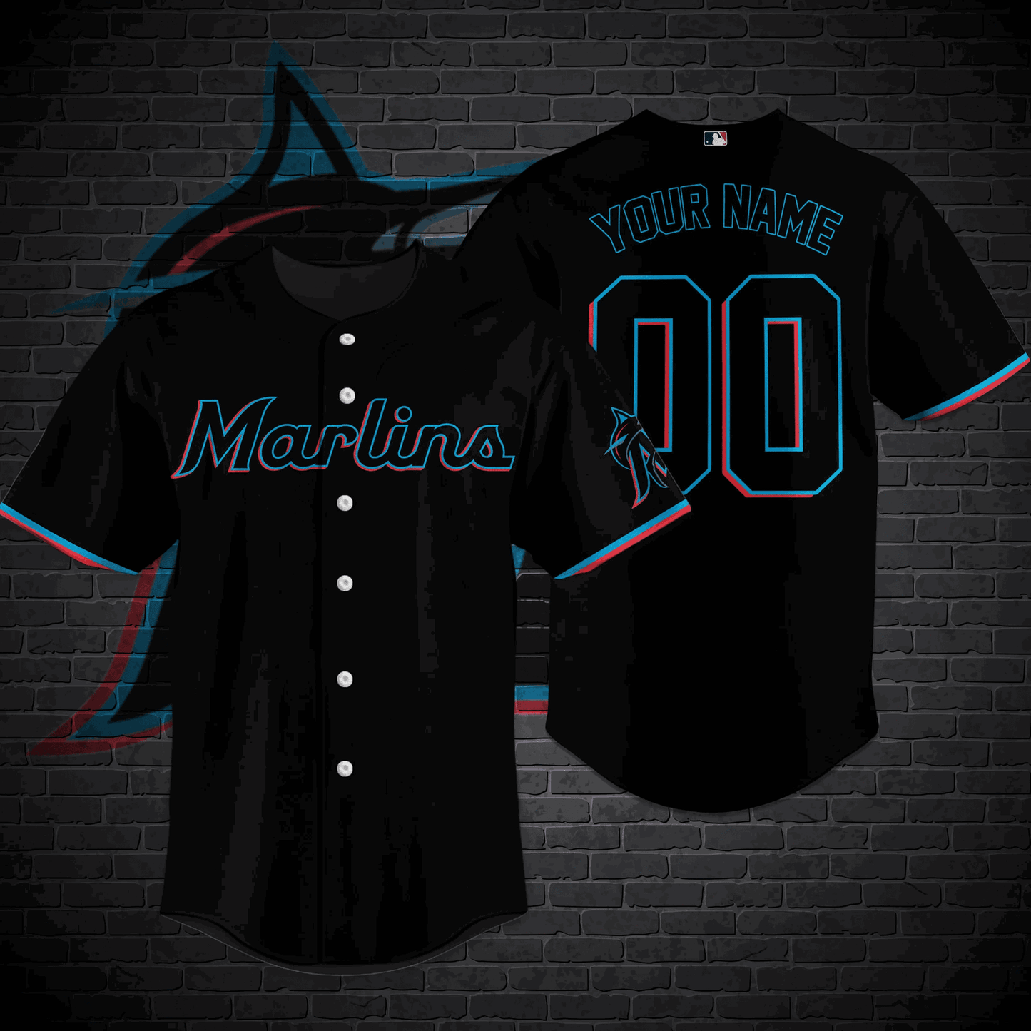Custom Miami Marlins MLB Baseball Shirt M-32339: Show Your Team Spirit! - lylyprint.com Hoodie, Sweatshirt | WearSparks.com