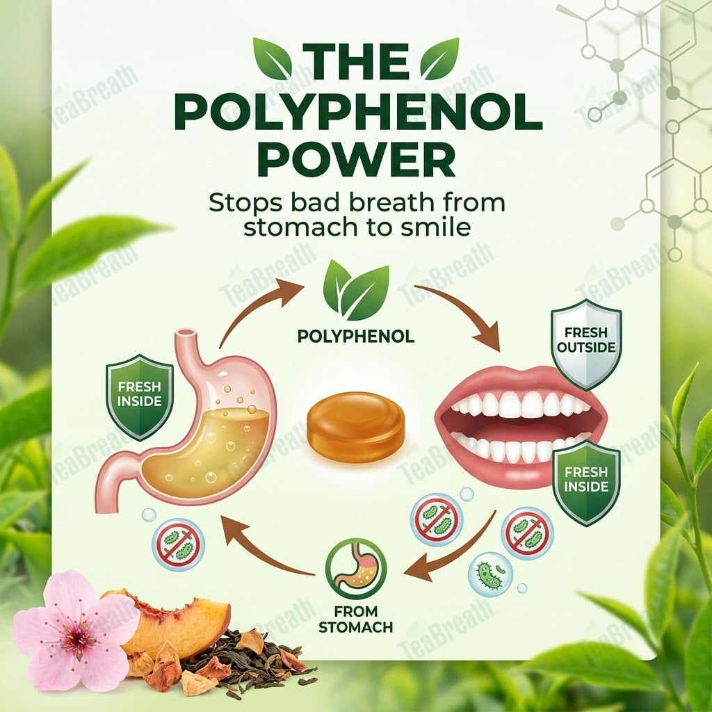 Eastern Tea Extract Lozenges - Peach Oolong Tea Flavor - image 4