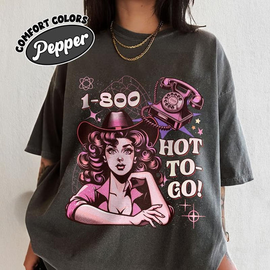 1800 Hot To Go Comfort Colors Shirt, Sapphic Lesbian Shirts, Pink Pony Club Shirt, Chappell Concert Shirt Womenswear...