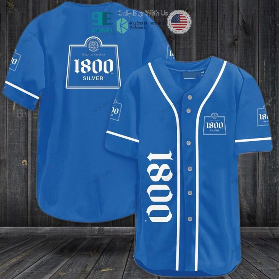 BEST 1800 Tequila logo blue Baseball Jersey