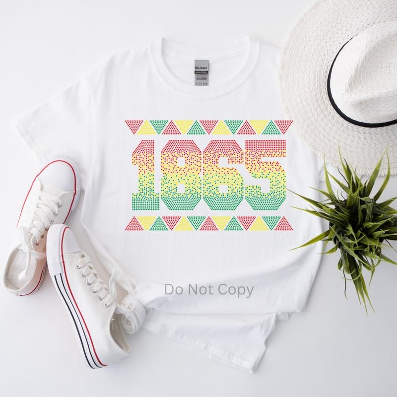 1865 Rhinestone Transfer ONLY T-Shirts, Hoodie, Sweatshirt | WearSparks.com
