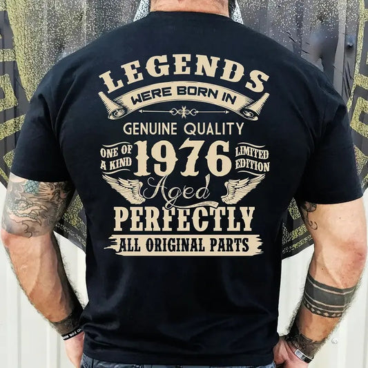 1976 Vintage Birthday Gift Shirt for Men - Legends Were Born in '76