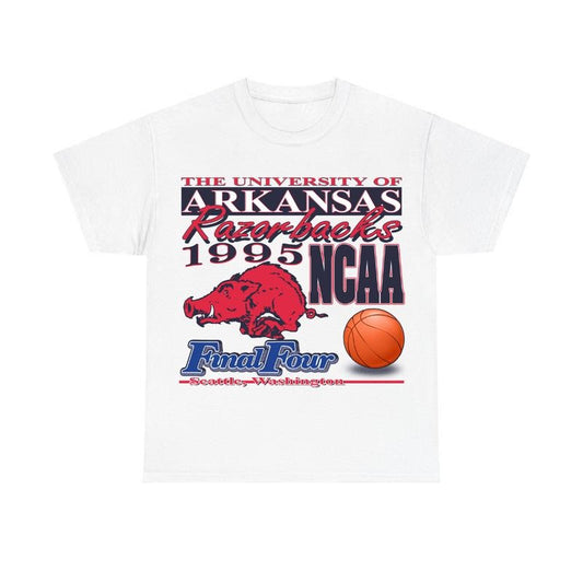 1995 NCAA Final Tour the University of Arkansas Razobacks Tee, Sport Shirt, Graphic Shirt for Women, for Men gifts...