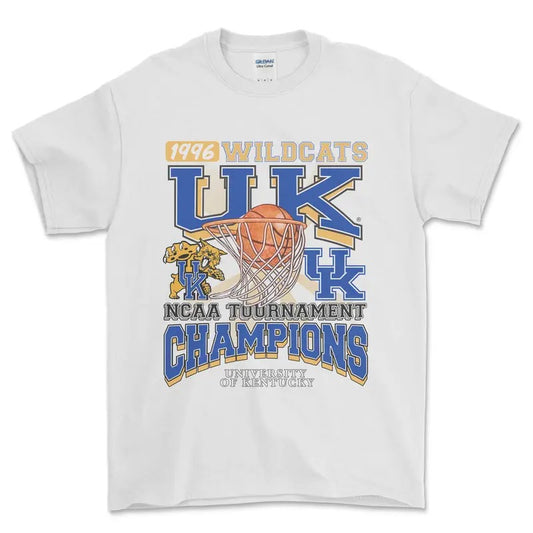 1996 NCAA Championship Kentucky Wildcats T-Shirt, graphic vintage sports tees for men Hoodie, Sweatshirt | WearSparks.com