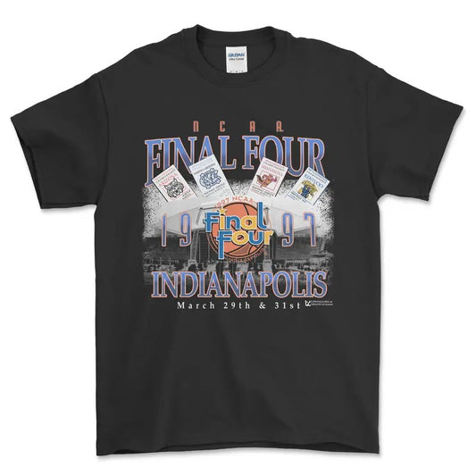 1997 NCAA Final Four Indianapolis T-Shirt, graphic vintage sports tees for men Hoodie, Sweatshirt | WearSparks.com