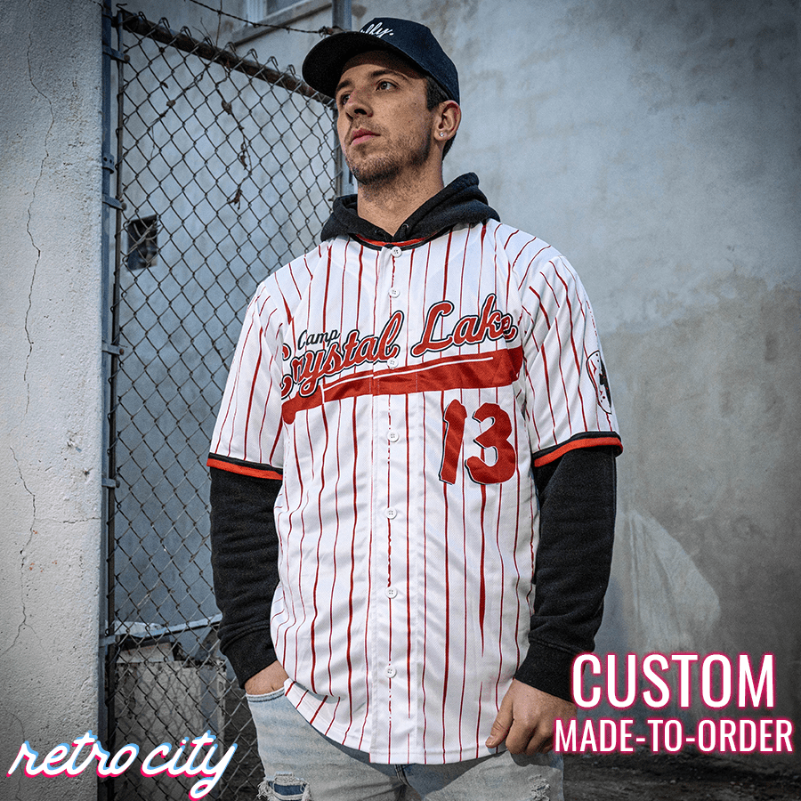 Camp Crystal Lake Jason Voorhees Custom Baseball Jersey