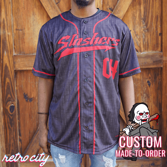 Billy Slasher Series Full-Button Baseball Jersey