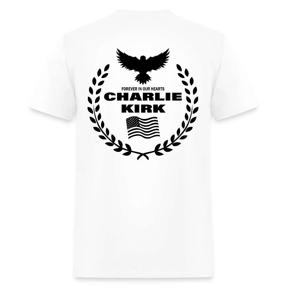 Freedom Charlie Kirk Forever In Our Hearts T Shirt - 3 Hoodie, Sweatshirt | WearSparks.com (Image 2)