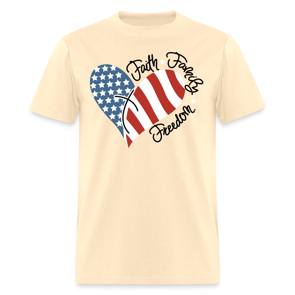 Faith Family Freedom American Flag T Shirt Hoodie, Sweatshirt | WearSparks.com (Image 3)