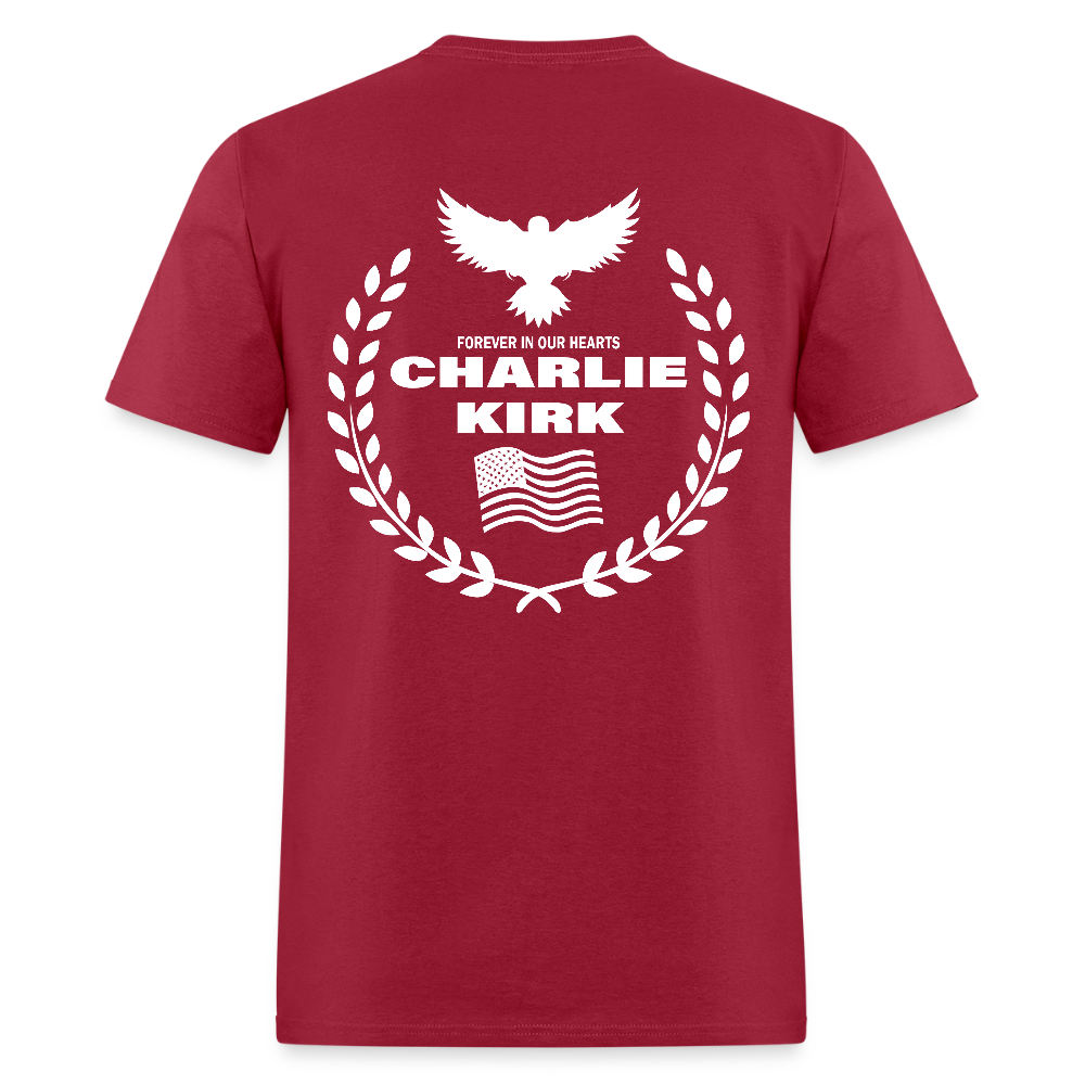 Freedom Charlie Kirk Forever In Our Hearts T Shirt Hoodie, Sweatshirt | WearSparks.com (Image 4)