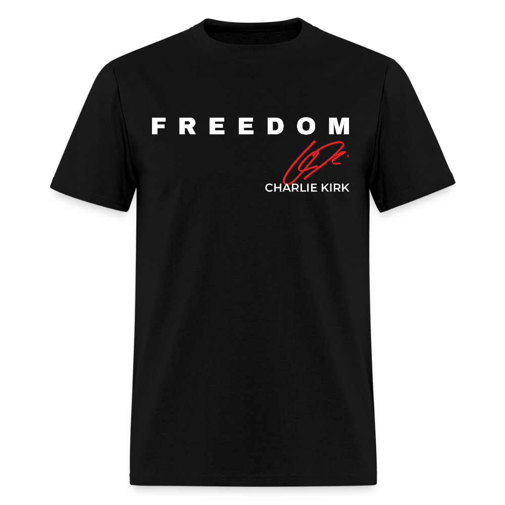 Freedom Bald Eagle Charlie Kirk Forever In Our Hearts T Shirt Hoodie, Sweatshirt | WearSparks.com (Image 1)