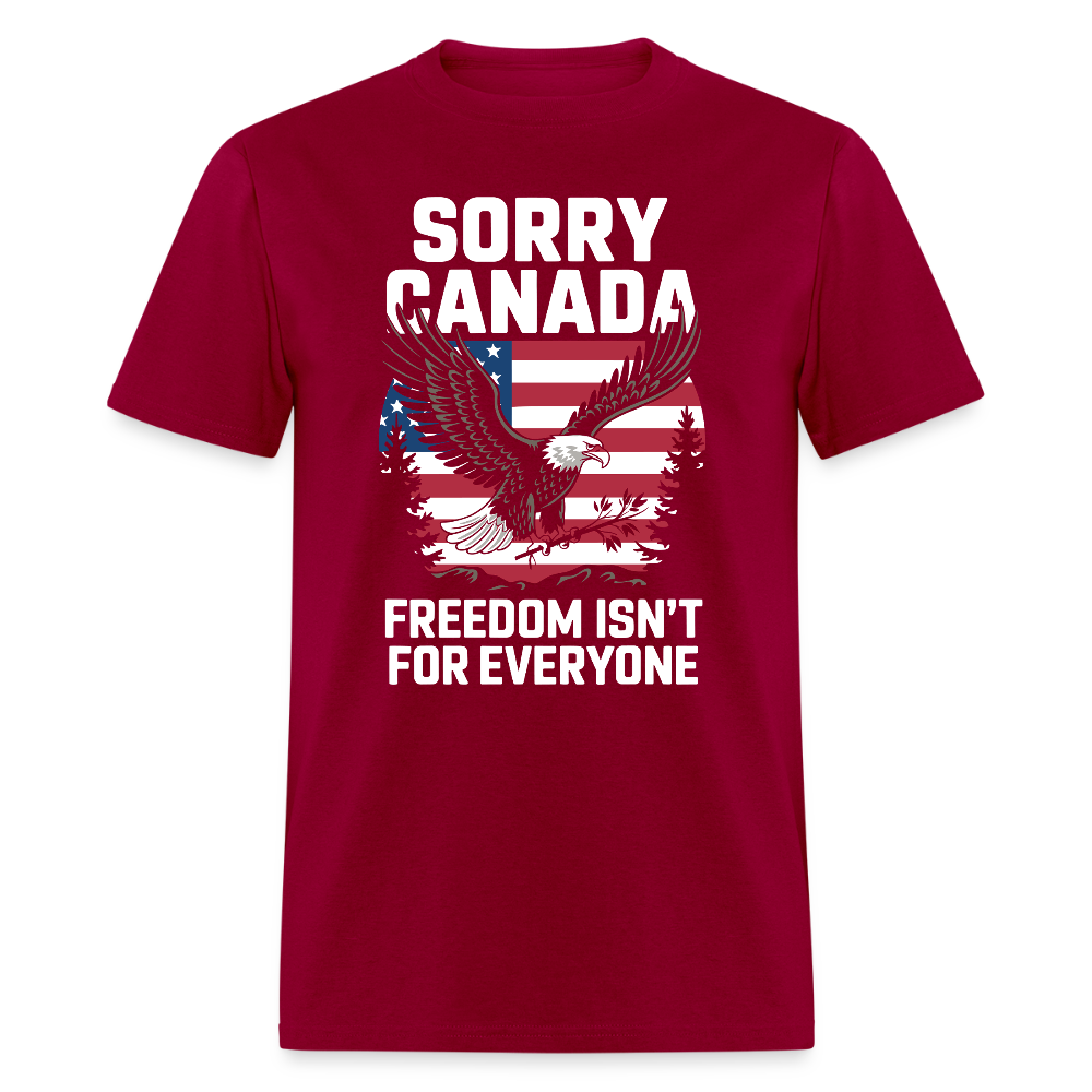 Sorry Canada Freedom Isn’t for Everyone T Shirt Hoodie, Sweatshirt | WearSparks.com (Image 2)