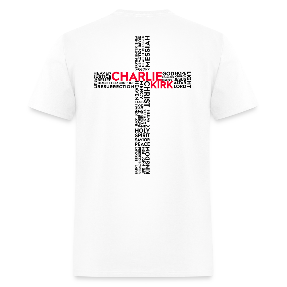 Freedom Charlie Kirk Faith Cross T Shirt Hoodie, Sweatshirt | WearSparks.com (Image 2)