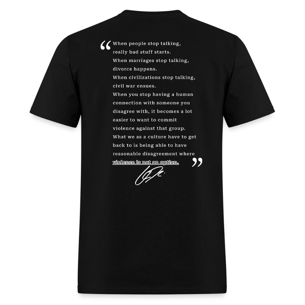Freedom When People Stop Talking Charlie Kirk T Shirt - 2 Hoodie, Sweatshirt | WearSparks.com (Image 4)