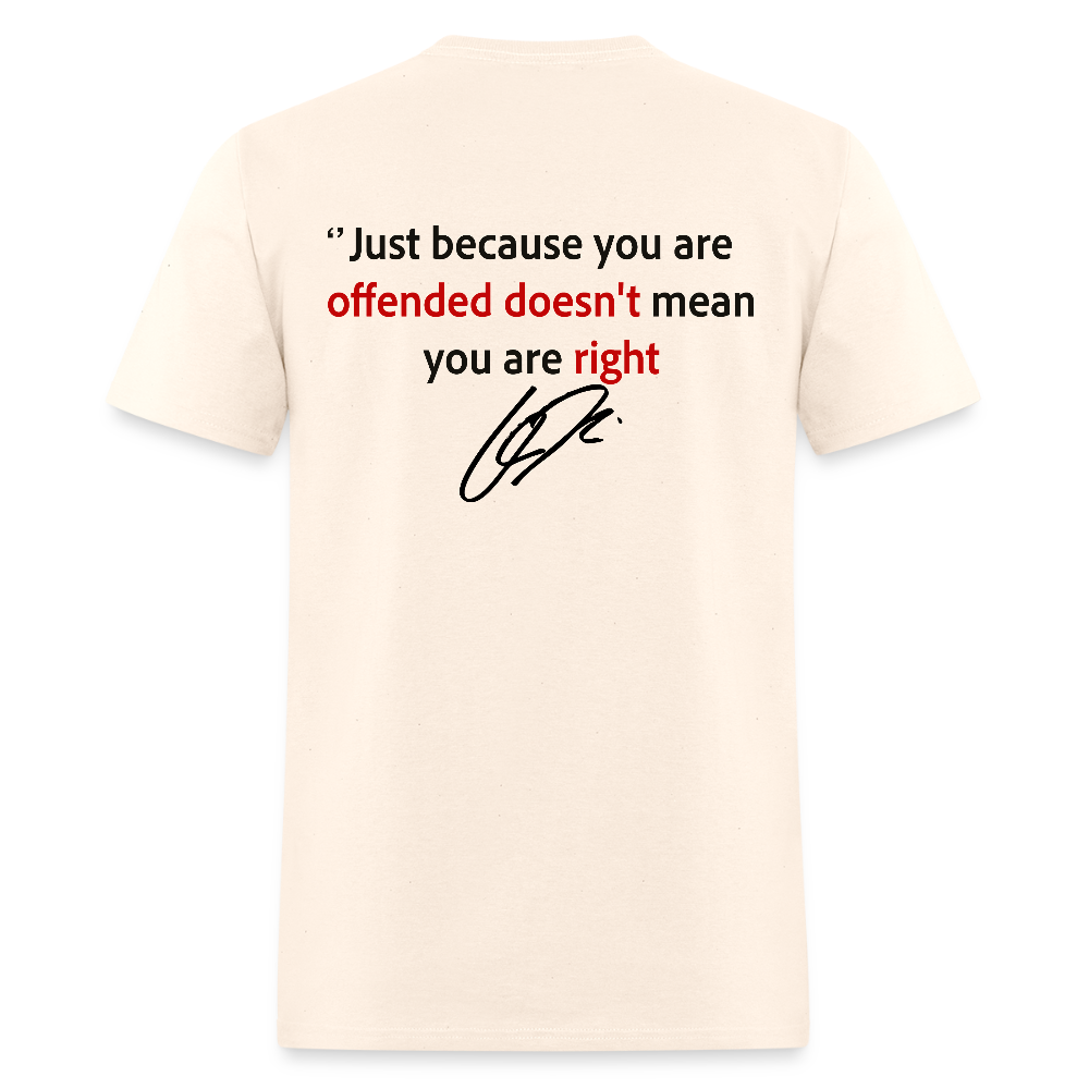 Freedom Charlie Kirk Just Because You Are Offended T Shirt Hoodie, Sweatshirt | WearSparks.com (Image 4)