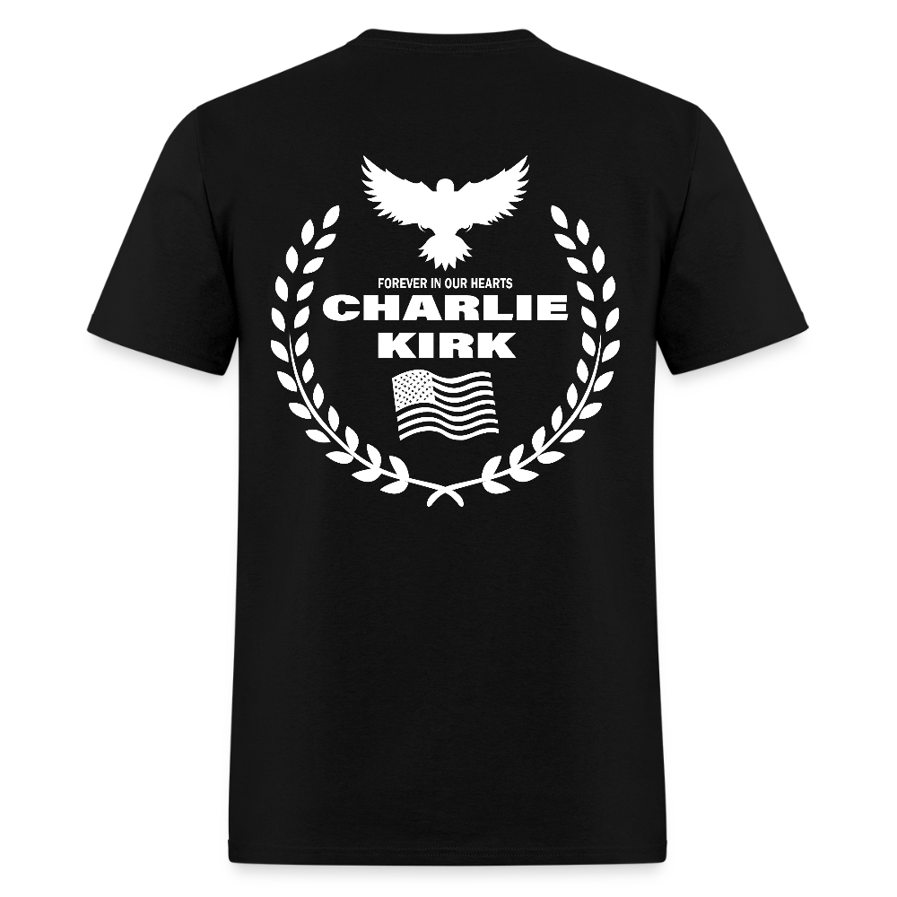 Freedom Charlie Kirk Forever In Our Hearts T Shirt Hoodie, Sweatshirt | WearSparks.com (Image 2)