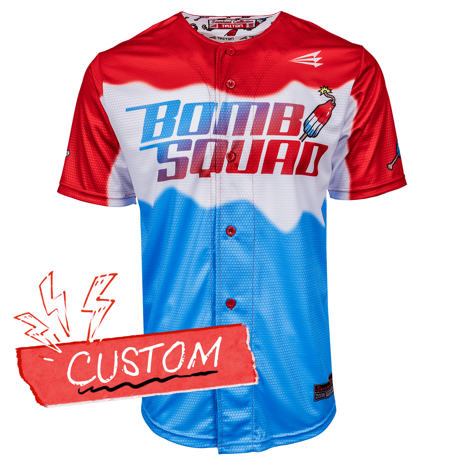 Bomb Squad Pop Lifestyle Baseball Jersey *CUSTOM*