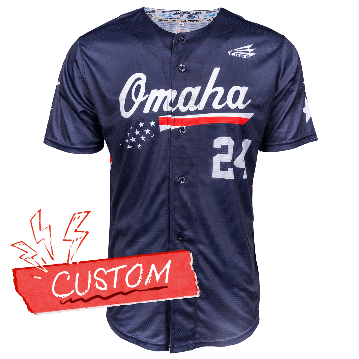 Omaha World Series Baseball Jersey *CUSTOM* (USA)